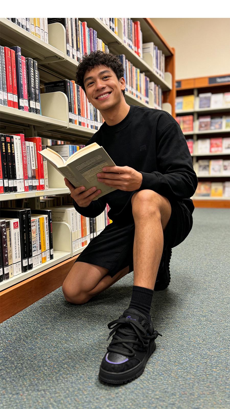 Vintage Distressed Black Platform Sneakers |   Goth Aesthetic Shoes