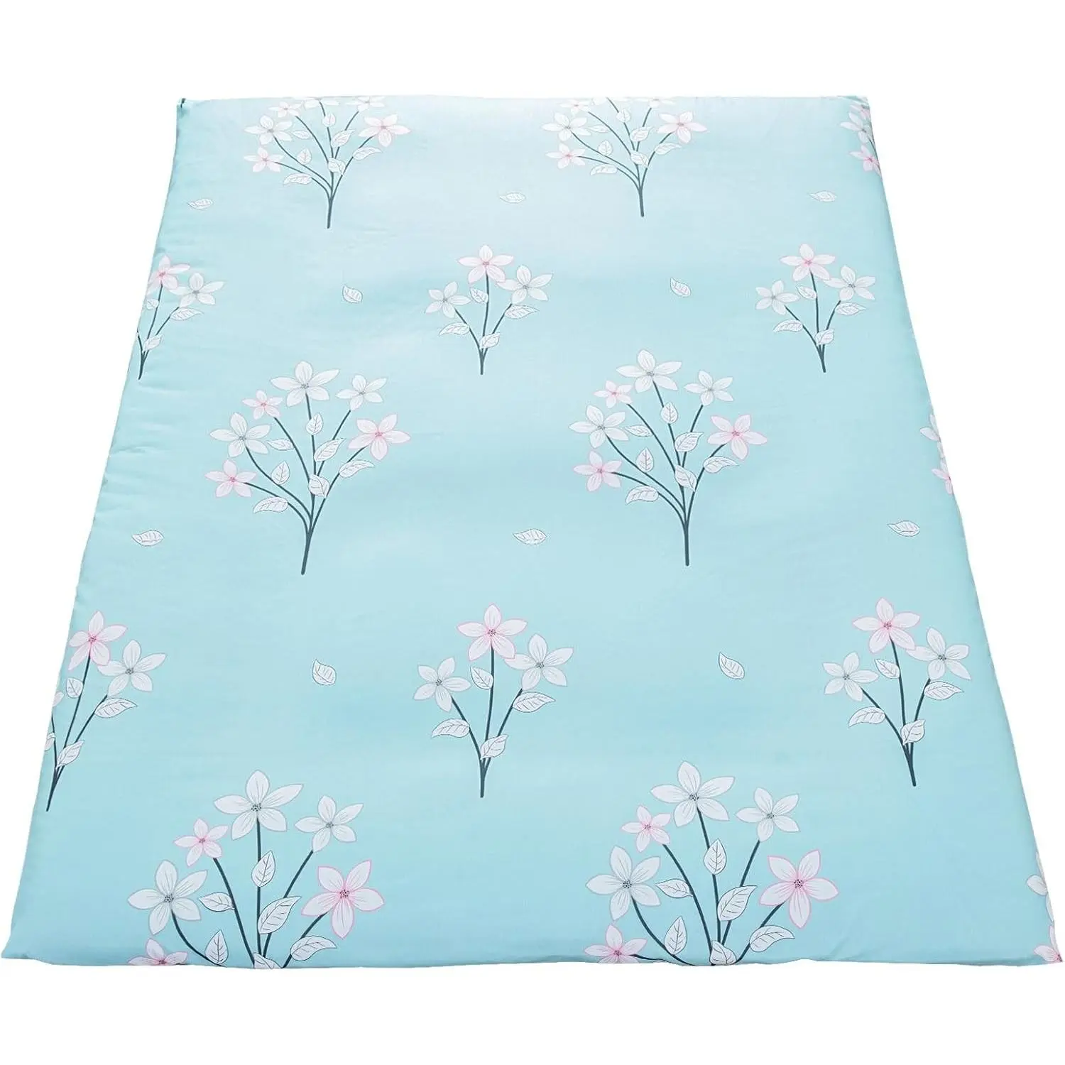 Dustproof Japanese Futon Floor Mattress Cover, Super Soft, Machine Washable, Multi-Size Fit for Twin, Full, Queen Sizes