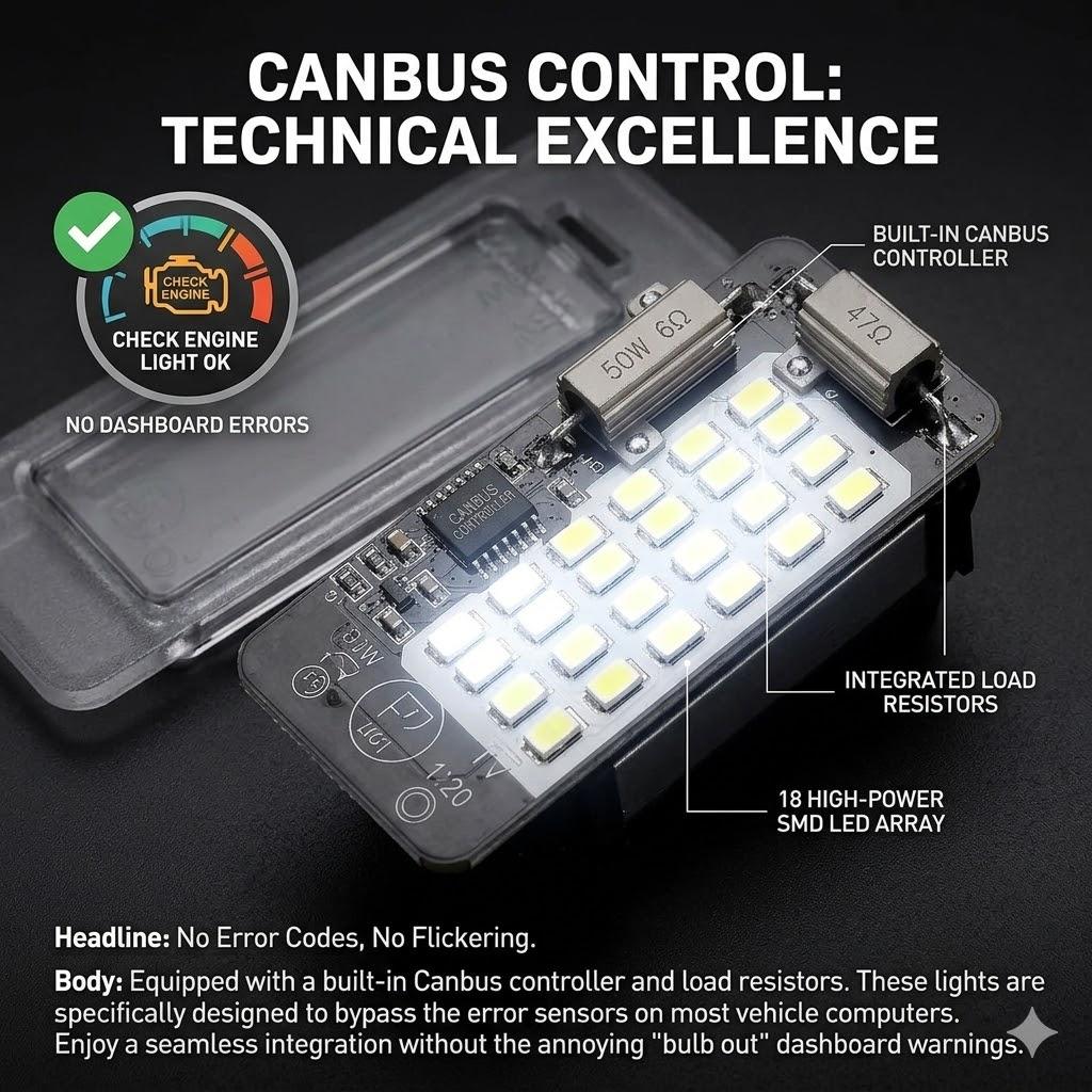 LED License Plate Light Assembly for BMW 1 2 3 4 5 Series X1 X3 X5 X6, E90 E92 E60 E39 F30 F10 E70 E82 E84 2Pcs 6000K Xenon White Error Free Rear Tag Lamp Replacement Plug and Play LED License Plate Light Assembly for BMW 1 2 3 4 5 Series X1 X3 X5 X6, E90 E92 E60 E39 F30 F10 E70 E82 E84 2Pcs 6000K Xenon White Error Free Rear Tag Lamp Replacement Plug and Play