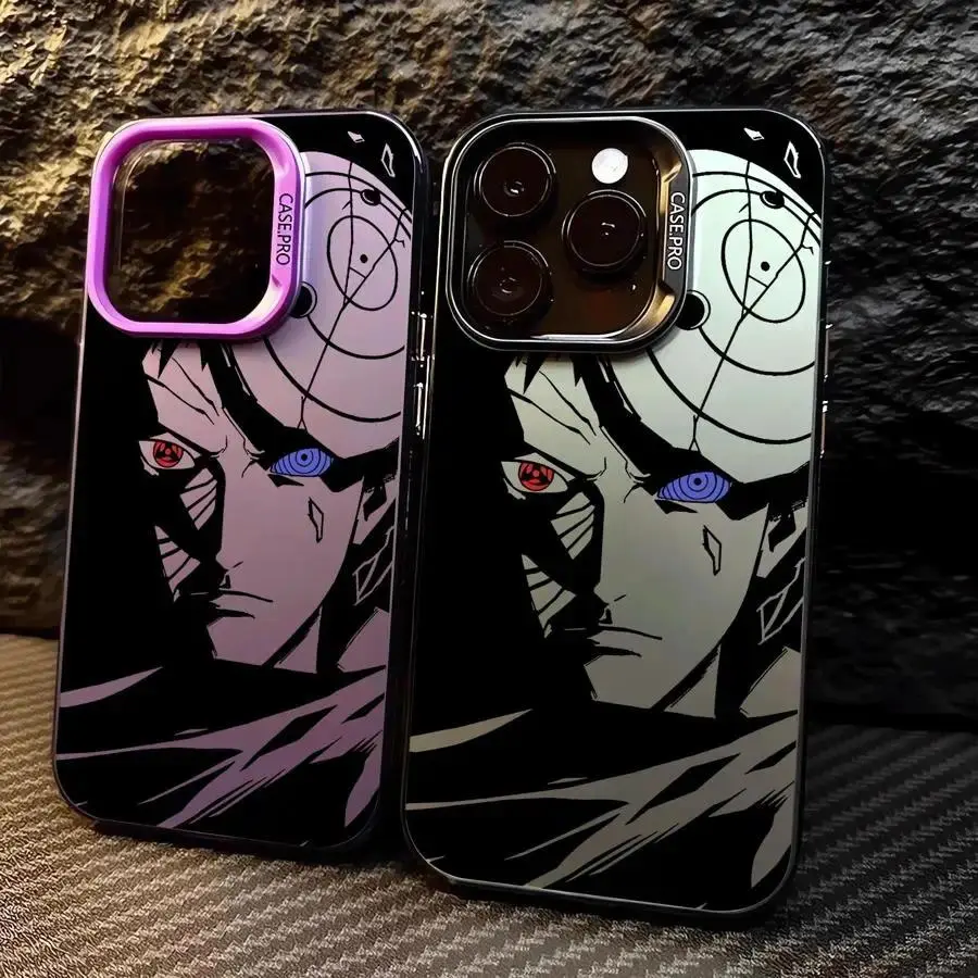 Uchiha Obito Soft Shell Case for iPhone 17,16,15,14,13,12,11,Pro,Max,Plus Phone Cover