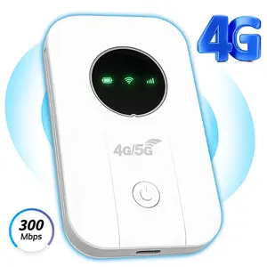Portable Mobile High Speed WiFi Hotspot, Multi-Device Connectable 4G LTE Pocket Router, 300Mbps SIM Card Wireless Internet Device, For Europe, Outdoor Camping & Home Office, 2026 New Viral Hotspot