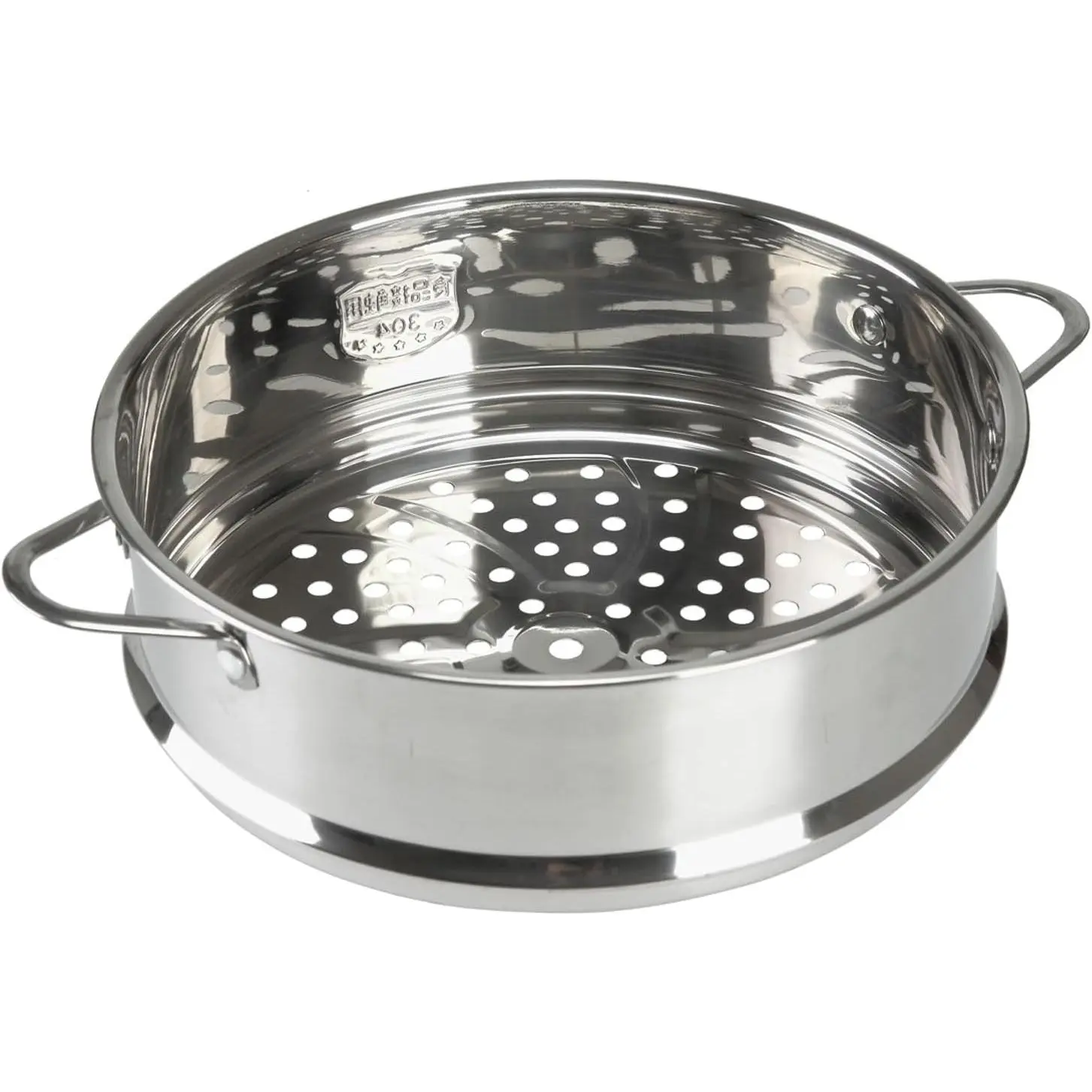 Stainless Steel Dumpling Steamer Basket for Pot,18cm Steamer Insert for Food Veggie Rice Noodle Roll (7.08INCH)