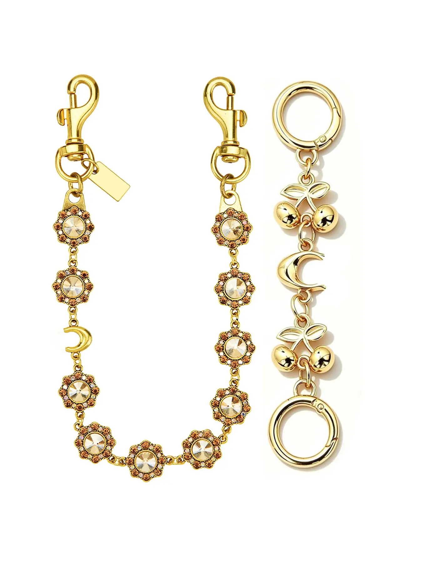 Bag Chain Charm for Handbag, Purse Charms Wallet Chains Bag Extender&Jeans Chain