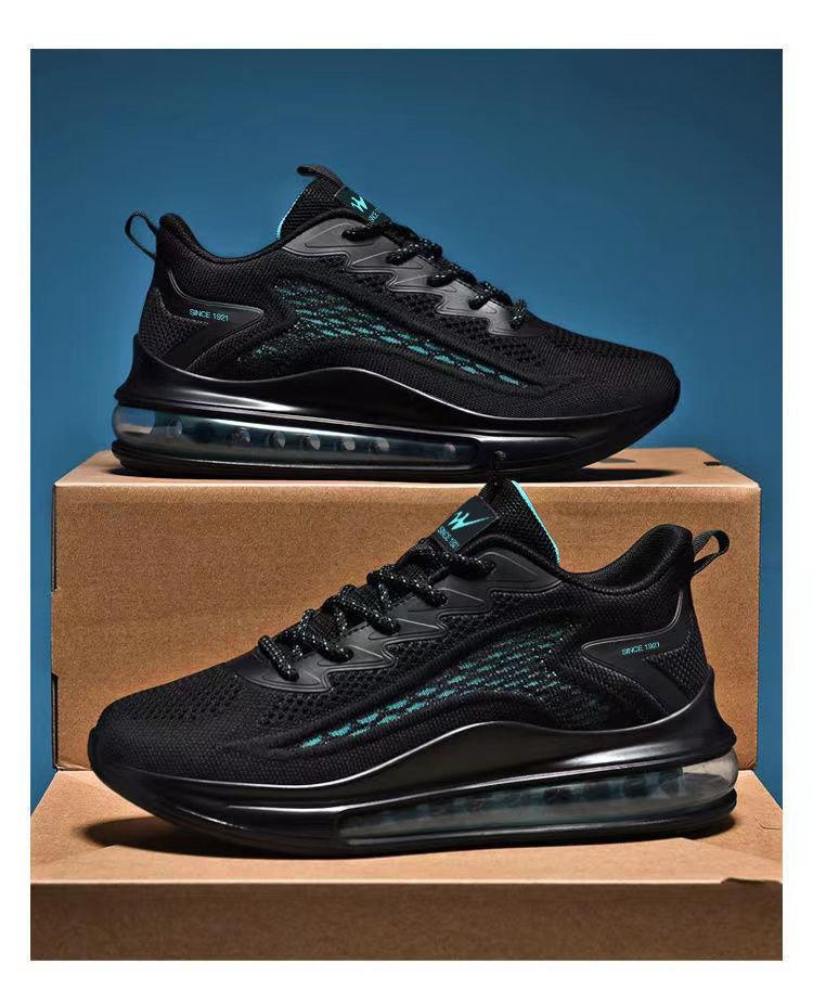 2026 Flyknit Running Shoes for Men, New Spring Model, Shock-Absorbing Air Cushion Sports Shoes, Casual Shoes for Men, Versatile