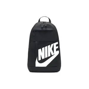 Nike Elemental Backpack for Students and Couples – Large Logo Polyester Bag in Black or White