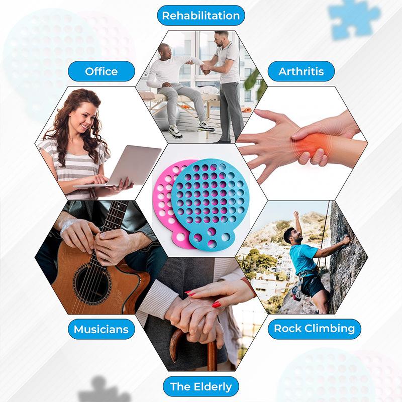 New Adjustable Finger Stretcher - Hand Grip Strengthener & Finger Flexibility Exercise Net for Enhanced Grip Strength, Wrist Pain Relief & Quick Recovery | Perfect for Office Workers, Gamers, Musicians & Athletes | Durable Silicone, Portable Design, 4 Res