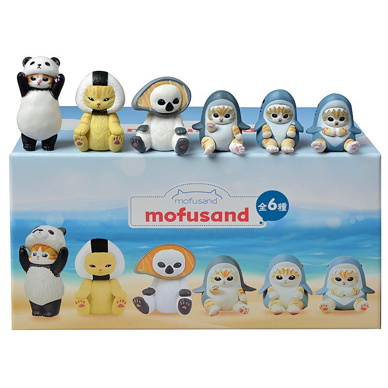 Mofusand Shark Cat Blind Box Fruit Animal Cute Mini Figures Anime Ornaments Dolls Fans Kid's Toy Model Christmas Birthday Gifts