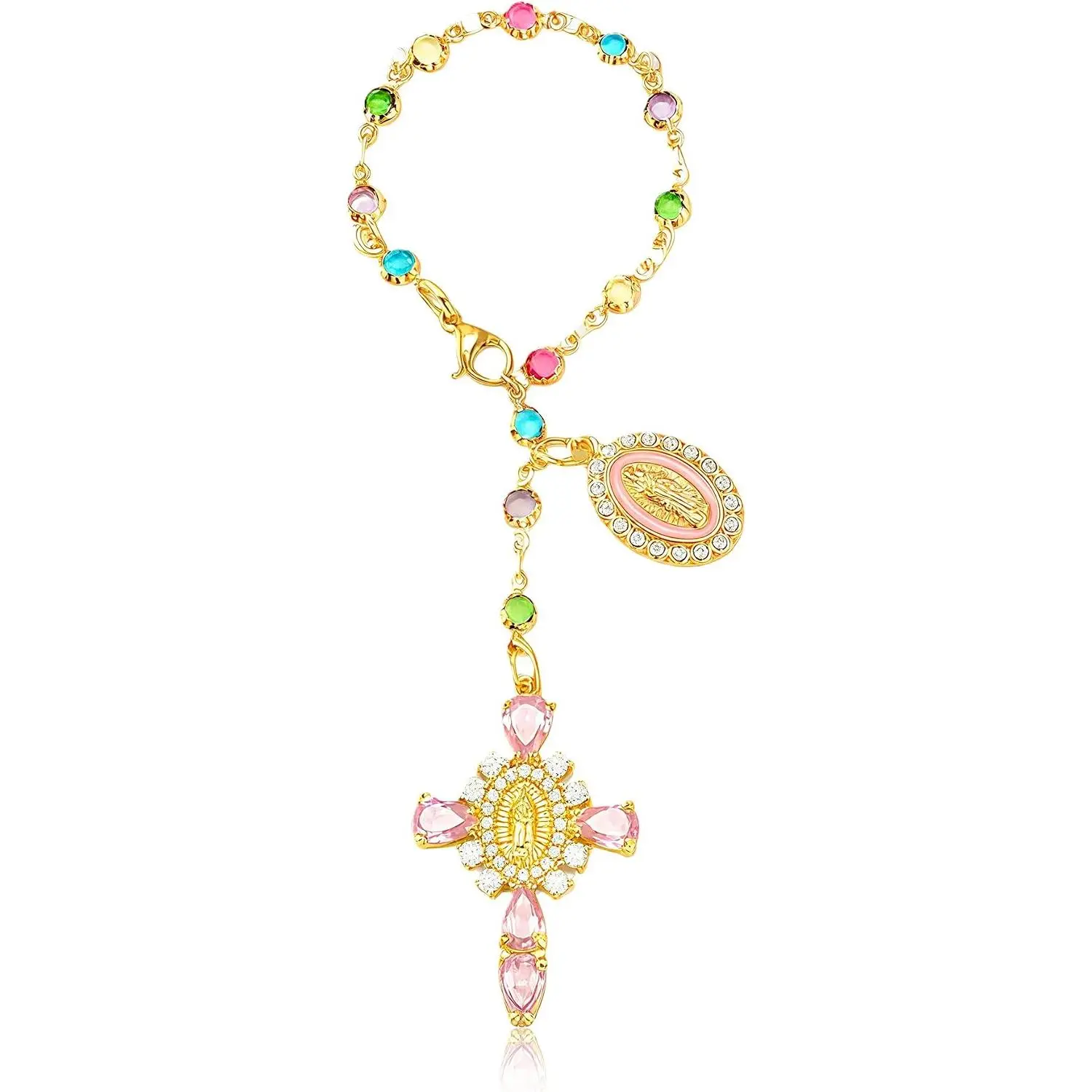 Virgen De Guadalupe   - Steering Wheel Accessory & Rearview Mirror ,  Pendant Automotive Protection Decor