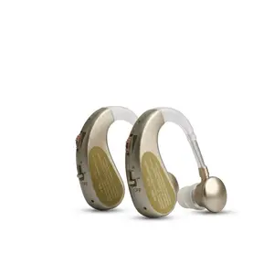 Dual Pair OTC Hearing Aids For Seniors Rechargeable BTE Noise Reduction Self Adjust  Hearing Aid For TV Watching Daily Conversation Without Prescription