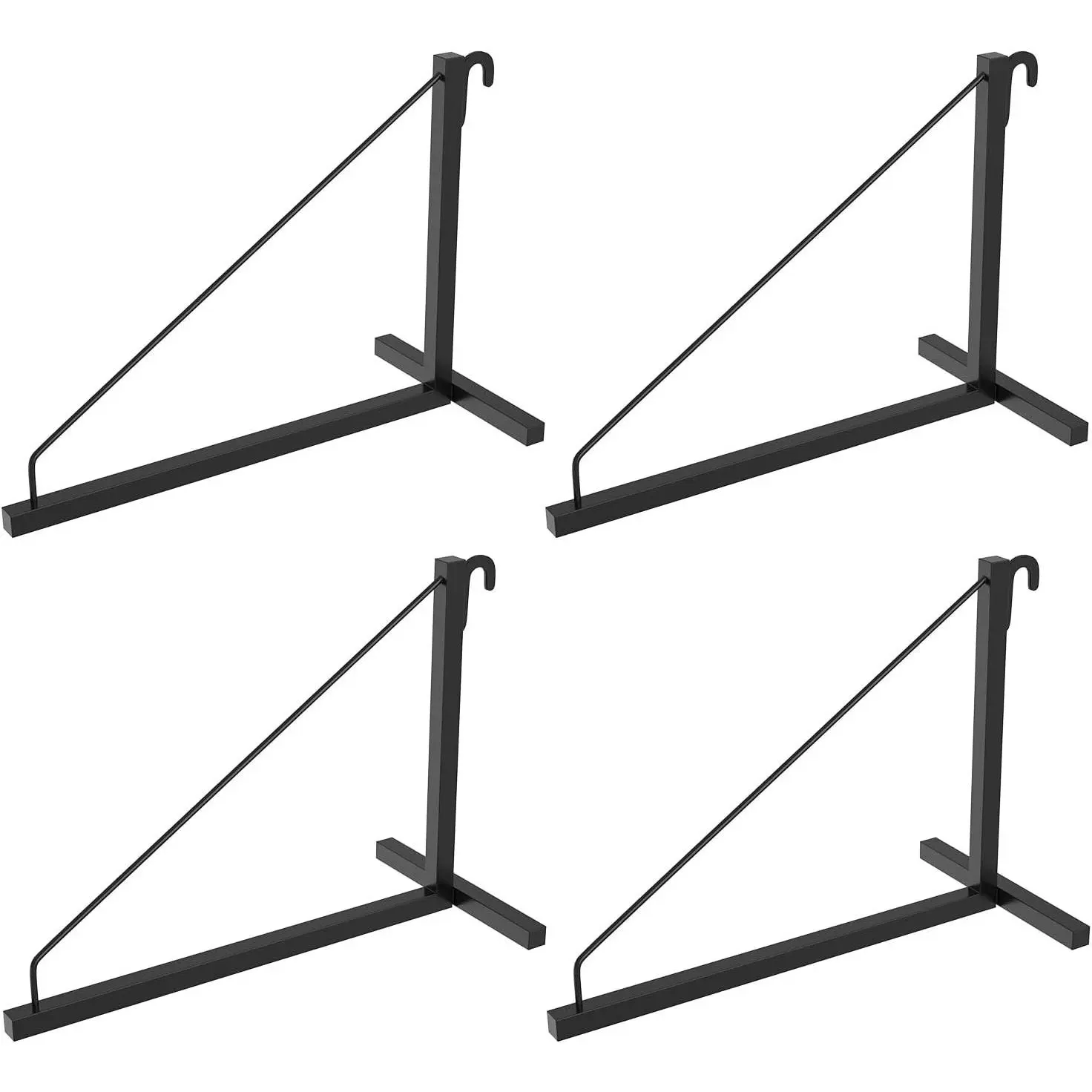 4 Pack Shipping Container Shelf Brackets 18.98 D x 13.58 H Easy Install