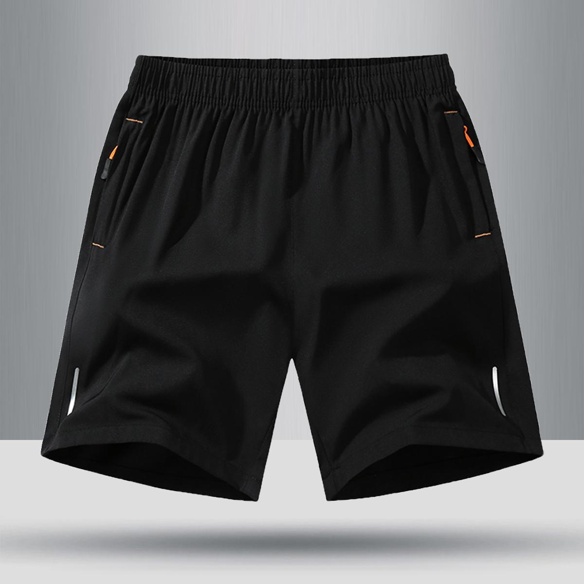 6 Pack Quick Dry Breathable Men's Shorts Casual Sport Style Anti Wrinkle Design Polyester Blend Solid Color Reflective Strips for Running Football Badminton Basketball Ping Pong Weightlifting Gym Workout Men's Shorts Set Shorts SpringStatements