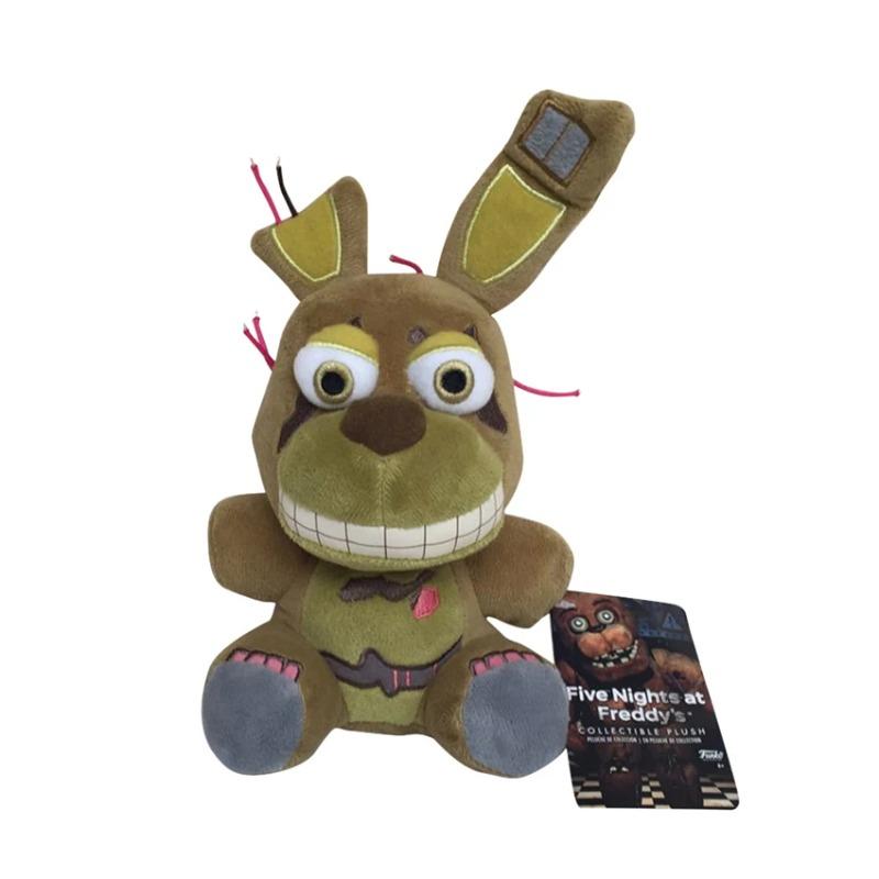 Cute FNAF Plush Dolls 18cm Freddy Bonnie Foxy Cartoon Stuffed Toys Children Birthday Gift