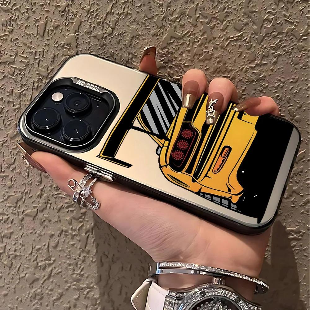 Cool JDM Sports Car Phone Case For iPhone 17 16e 16 15 14 13 12 11 mini Pro Max X XR 8 7 Air Plus Anti Fall Matte Back Cover