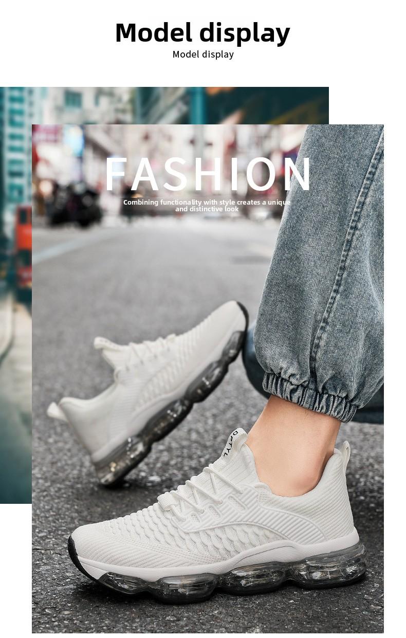 Mesler Men's Sporty Solid RoundToe Laces Trainers, Fashionable Lace UpFront Mesh Breathable Comfortable Sports Air Running Shoes Sporty Lightweight Breathable Running Shoes For Exercise & Daily Wear