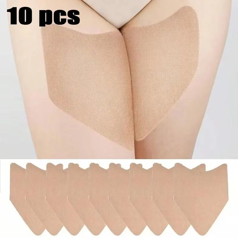 10pcs Thigh Care Kit with Seamless Invisible Pads, Protects Inner Thigh and Calf, Neutral Design, Comfortable Protection, Reduces Friction, Pieces