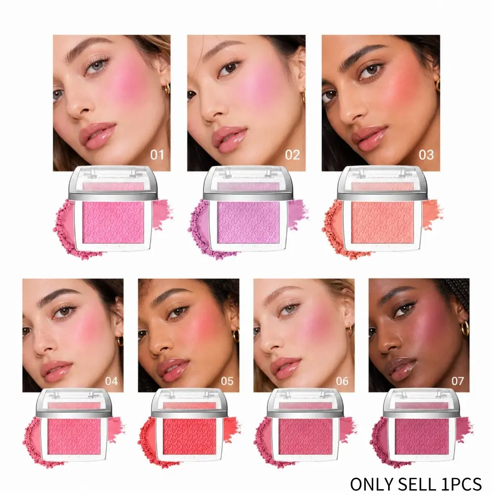 YOUNG VISION High-Quality Blush Palette, Fine Powder Texture, Transparent Shades, Versatile Daily Makeup, Soft Tone, All Skin Types
