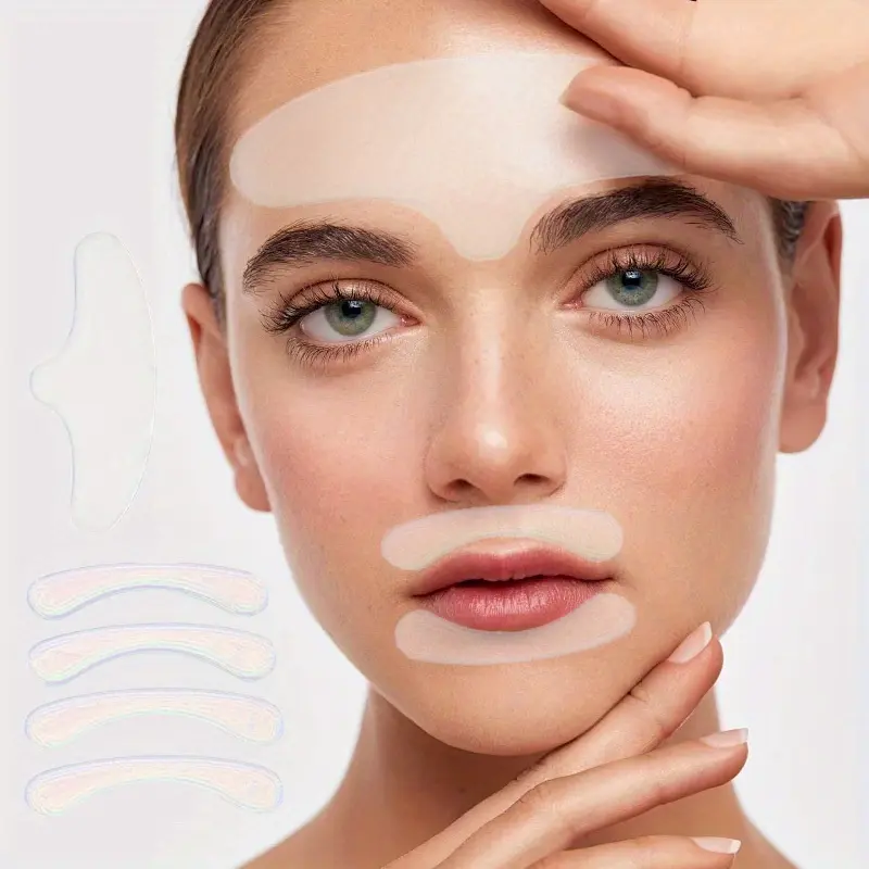 5 PCS beauty personal care other makeup tools silicone lip stickers facial patch skincare tools, forehead facial stickers