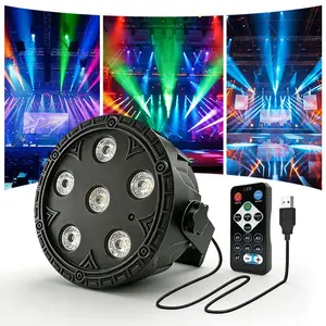 LED Stage Light, RGB LED Par Party Light, Dj Par Light for Events, Weddings, Parties, Performances, Stage Lighting Equipment, Music Sync Lights