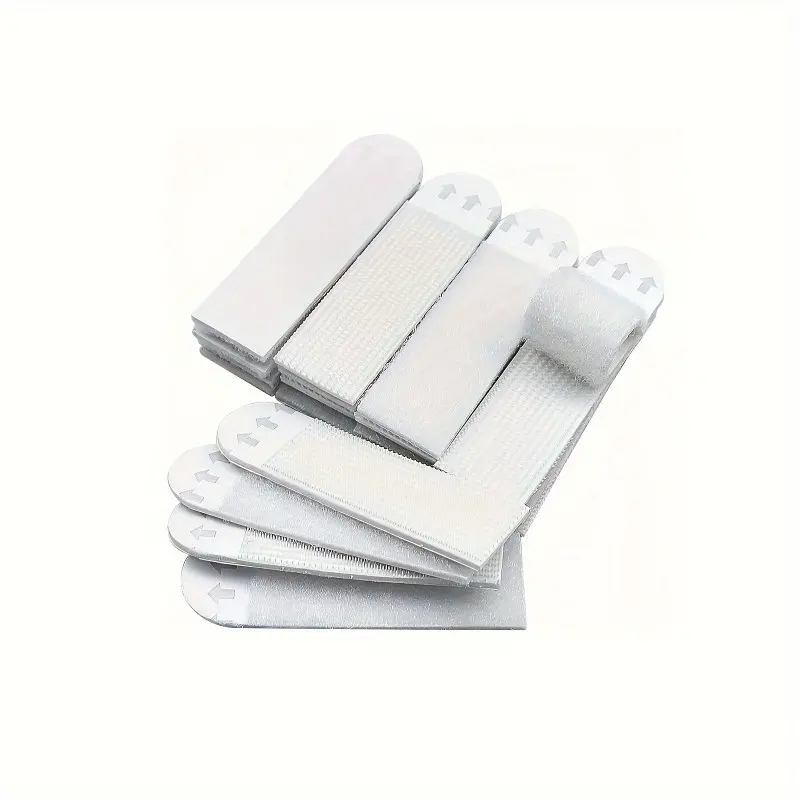 10Pairs Picture Hanging Strips Command Strips Heavy Duty Picture Hanging Kit Without Nails Adhesive Strips, Damage Free Removable Wall Tape, for Wall Art, Power Strip, Home, Office.
