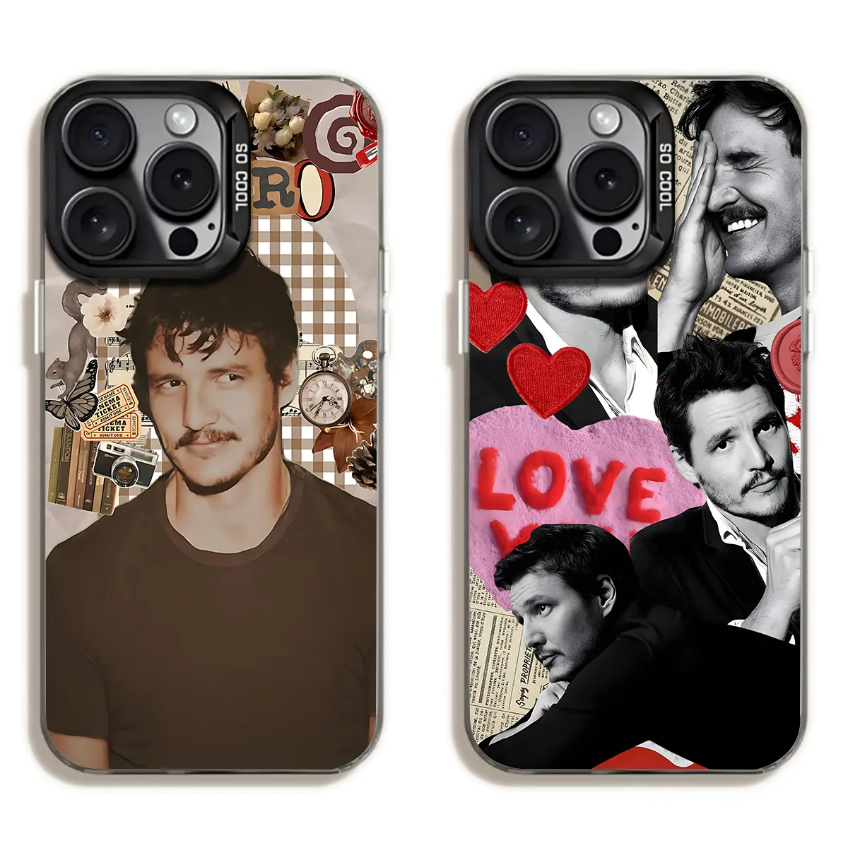 Fashion P-Pedro P-Pascal Sexy Daddy Phone Case for IPhone 17 16 15 14 13 12 11 Pro Max Plus Air Protective Drop-proof Gift Unique Design
