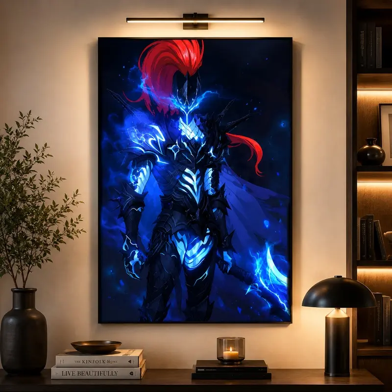 Igris Vibrant Print HD Cartoon Graphic Unframed Poster, Modern Home Decor, Above Bed Wall Decor, Bedroom & Man Cave Accessory, Anime Gift Idea Solo Leveling Wall Art, Dark Anime Poster, Gaming Room Decor, Otaku Bedroom Decor, Gift for Anime Fans