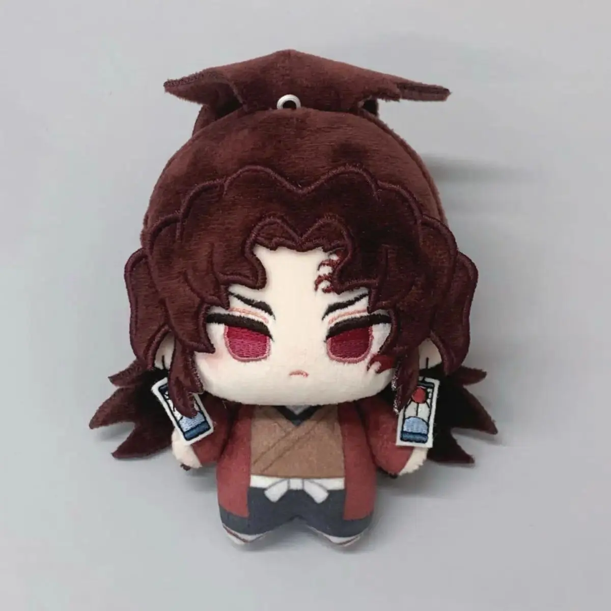 10cm Anime ‌Demon Slayer Kimetsu no Yaiba Tsugikuni Yoriichi Plush Doll Pendant Cartoon Cosplay Stuffed Toy Birthday Gift