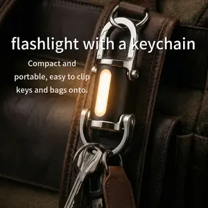 Portable Multi-Function Keychain Light, Convenient LED Illumination for Keys, Compact Design, Ideal for Nighttime Use, Easy to Carry
