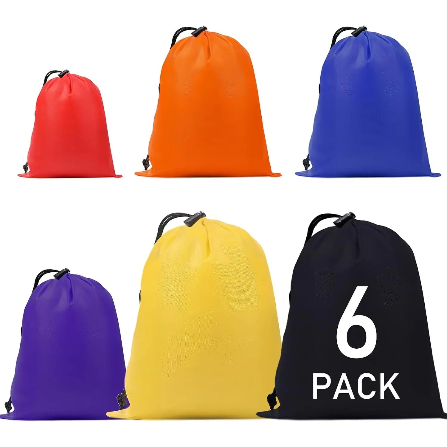 Upgrade Drawstring Sack Nylon Ditty Bag for Gym Traveling Hiking Yoga Shopping
