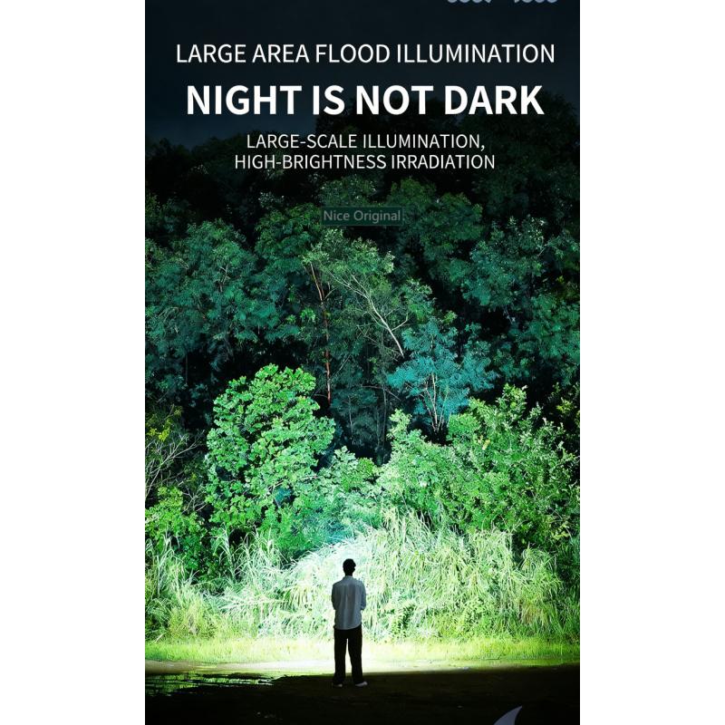 Wave Sensor LED Headlamp, Multi Mode Adjustable, Multi Light Source, High Lumens Outdoor Headlight for Camping Hiking