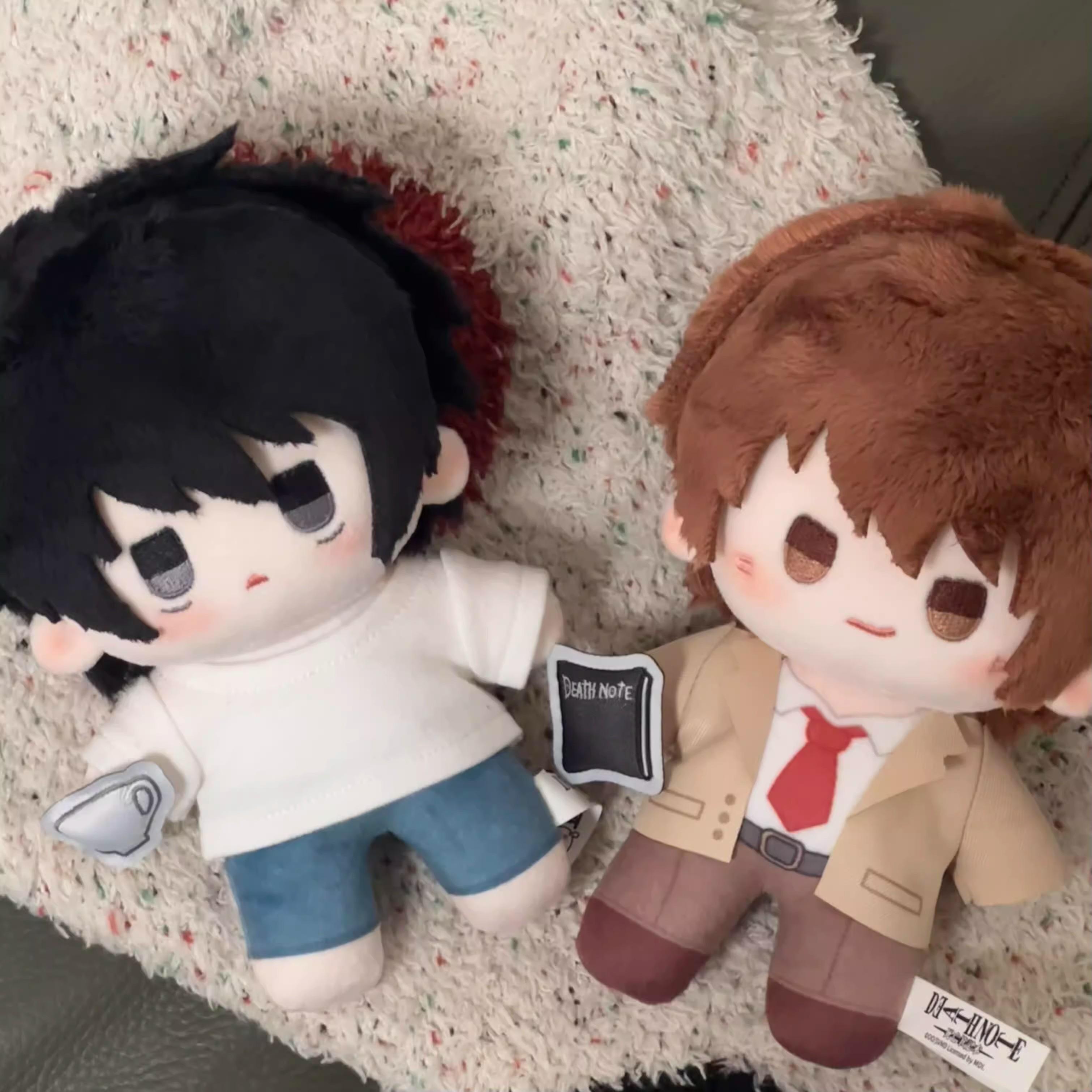New Genuine Death Note Stuffed Plush Doll 15cm Plush Figure Death Note Anime Merchandise Keychain Pendant Ornament Gift Toy
