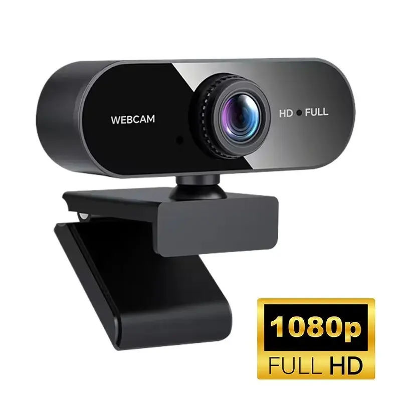 Full HD Web Camera, Fhd Web Cam, 1 Count USB Plug 1080P Autofocus Webcam with Microphone, Web Camera for Video Calls, Conference, Live Work, Home Office, Webcam Streaming Camera, Usb Online Webcam, Usb Computer Webcam, Pc Webcam, Streaming Webcams
