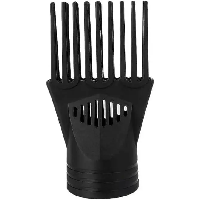 Black Hair Dryer Comb Attachment for Straightening and Detangling, Nozzle Plastic Hairdressing Salon Blow Comb Dryer,Curly,Natural Styling Tools