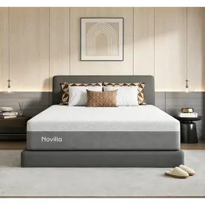 Gel Memory Foam Mattress for Cool Night &  Fiberglass-Free,Full/Queen/KIng Size ,6/8/10/12/14 Inch Medium Firm  in Box for Cool Sleep and Pressure Relief&Perfect Balance of Softness.tiktokshopmemorialday
