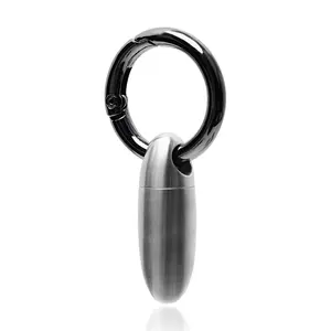 Solid Titanium Pill Box Keychain, Waterproof Sealed Mini Medicine Tablet Holder, Portable Pocket Pill Container for Travel, Outdoor, Daily Use