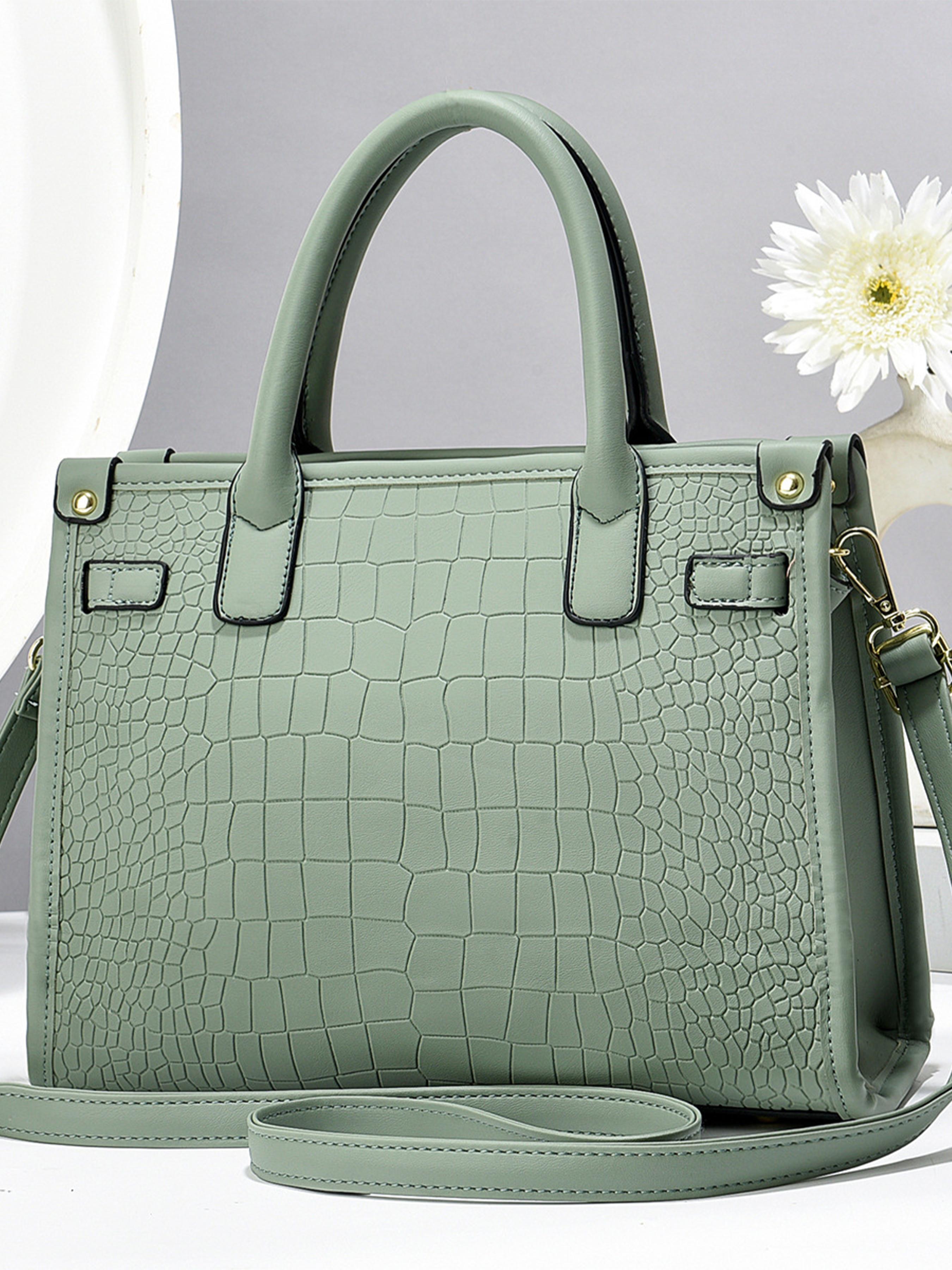 Women Purses and Handbags 3PCS Set Tote Shoulder Bag Top Handle Satchel Purse with Matching Wallet for Work Daily Use Gift