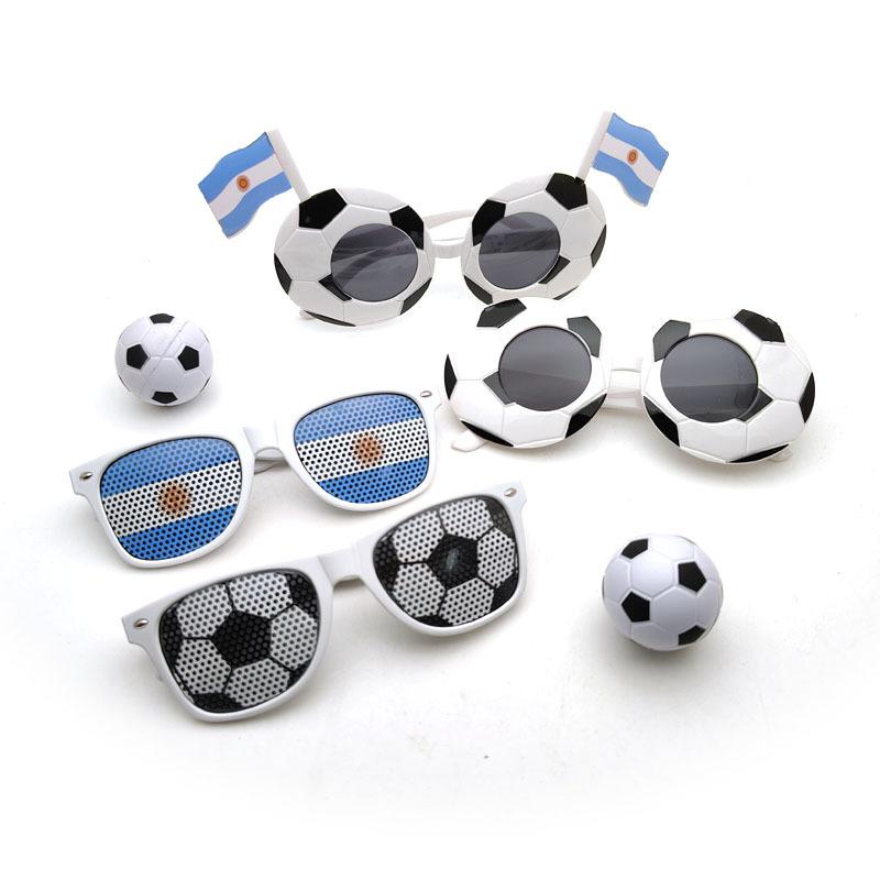 UV400 Sports Sunglasses, Team Pride Football Eyewear with US-Canada-Mexico Flag Design, Lightweight Fans Glasses for Football Game, Outdoor Events, and Cheering