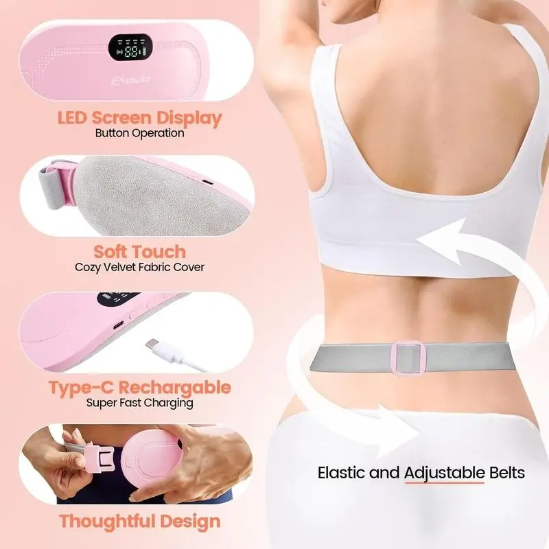 Household Intelligent Uterine Warming Belt, Menstrual Cramp Heating Pad, Menstrual Heating Belt, Period Heating Pad, Abdominal Pain Heating Pad, Household Goods / Feminine Care Products / Holiday Gifts / Travel Essentials