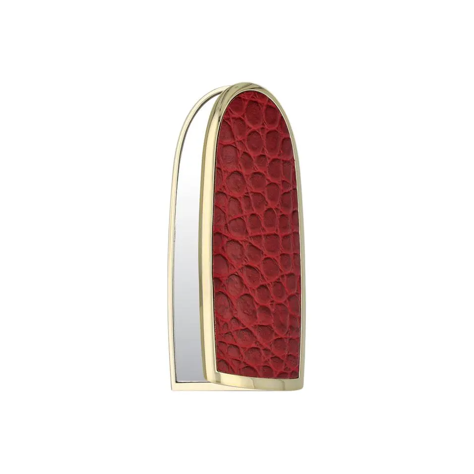 GUERLAIN Reduced Red Crocodile Pattern Lipstick Case Portable