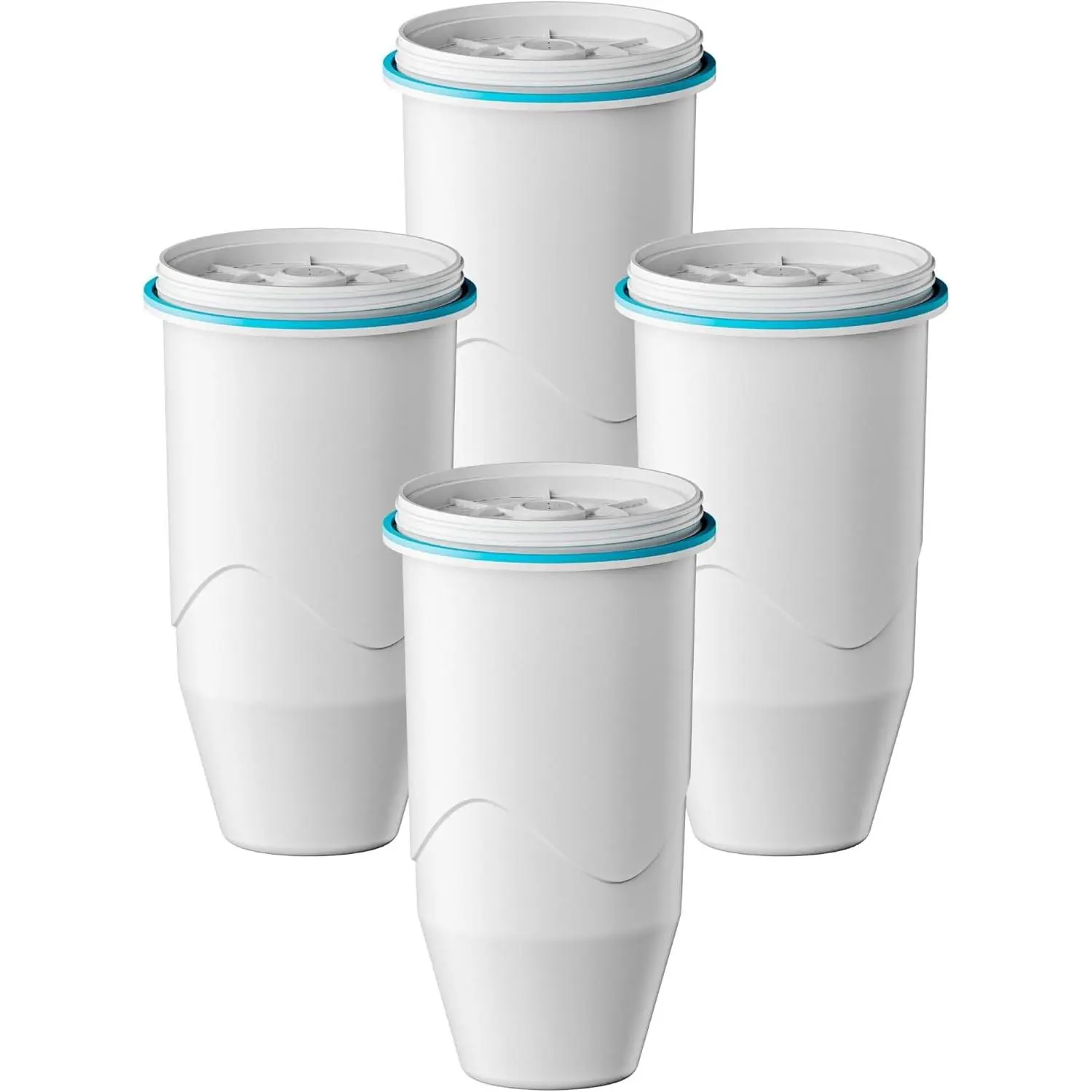 Replacement for Zero Water Pitchers and Dispenser ZR-001 ZR-004 ZP-006 ZR-017, Five-Stage Filter System, Reduce Lead, Chromium, PFOA/PFOS, 4 Count