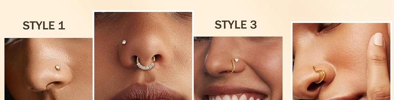 THUNARAZ 18 Pcs 14K Gold Filled Hoop L Shape Nose Rings for Women Men Hypoallergenic Stainless Steel Nose Studs Cute Heart Square CZ Nose Bone Screw Nostril 18g 20g Piercing Jewelry for Daily Outings Christmas Gift THUNARAZ 18 Pcs 14K Gold Filled Hoop L Shape Nose Rings for Women Men Hypoallergenic Stainless Steel Nose Studs Cute Heart Square CZ Nose Bone Screw Nostril 18g 20g Piercing Jewelry for Daily Outings Christmas Gift