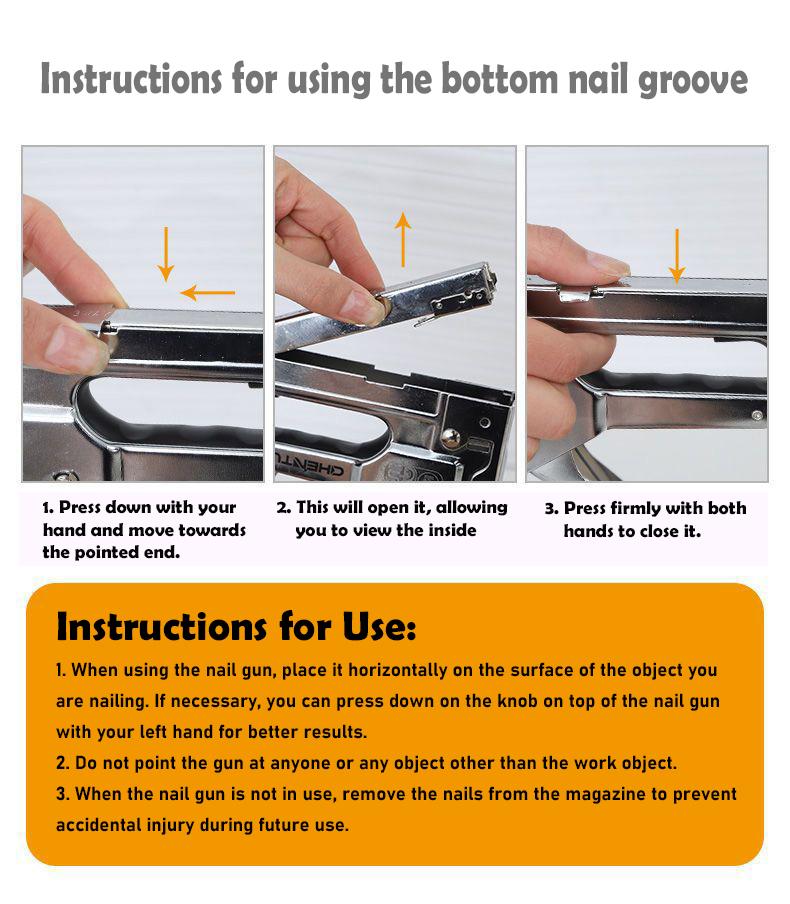 1 Count Extra Heavy Duty Staple Gun with 800pcs Staples, Multifunctional Upholstery Stapler for Fixing Material, Decoration, Carpentry, Furniture, Door and Window