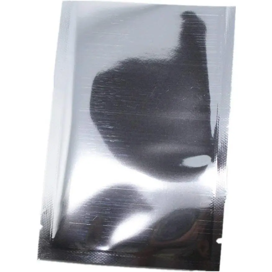100 count 2.4x3.5 inch  Foil Mylar Heat Seal Bags | Open Top,  Notches, Vacuum Safe, for Coffee Beans Candy  Samples, Long-Term Dry  Storage