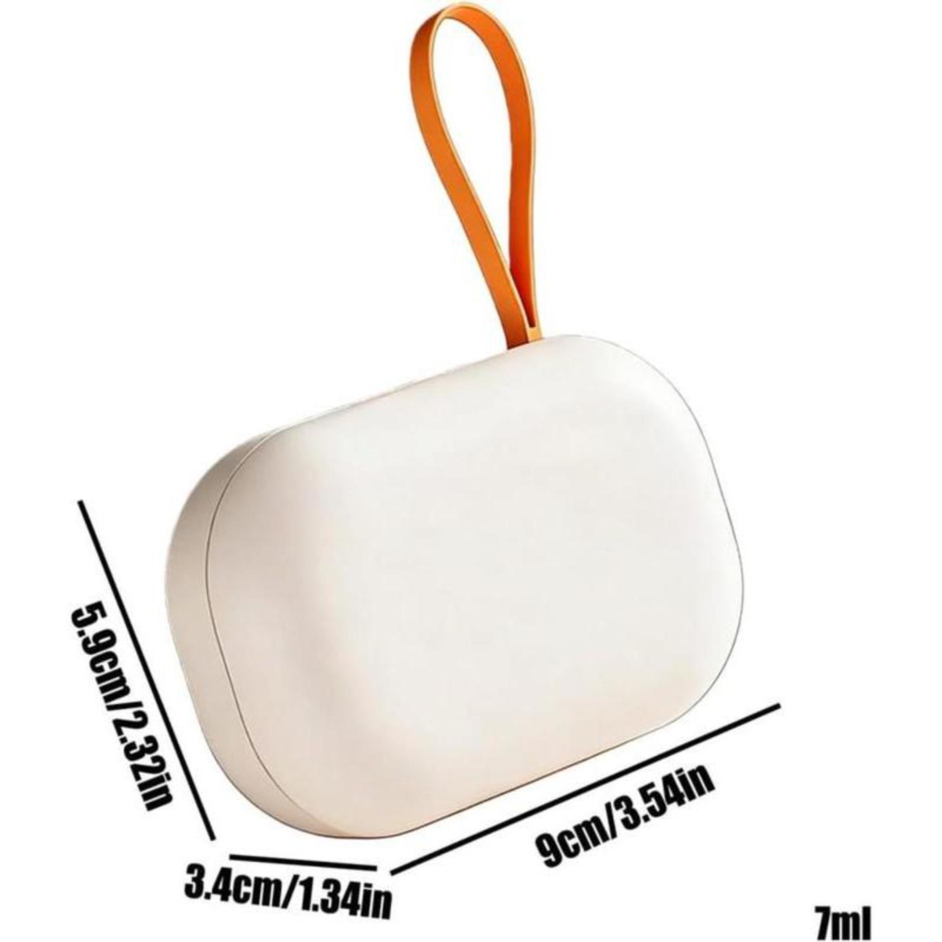 2026 NEW Ultrasonic Rechargeable Contact Lens Cleaner with Vanity Mirror - Portable Case for Hard & Soft Lenses, 2 Cleaning Modes, Daily Deep Cleaning for Travel, Sports, Office, and Home Use