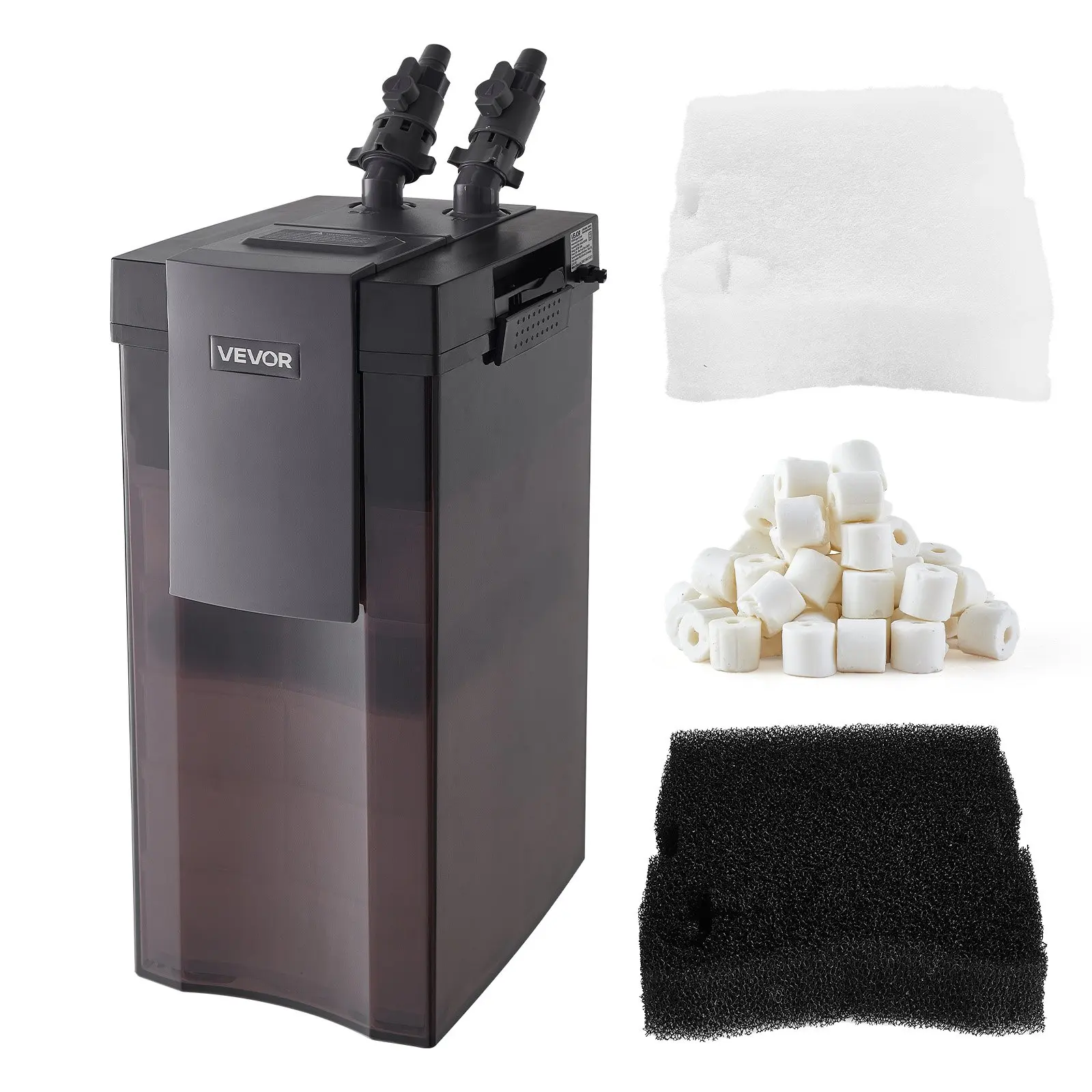 【DealsForYouDays】VEVOR 528GPH Canister Filter, 5-Stage External Aquarium Filter with Powerful Pump, Water Circulation Cleaning Machine with Media for Large Fish Tanks and Aquariums Up to 150 Gallons, for Freshwater