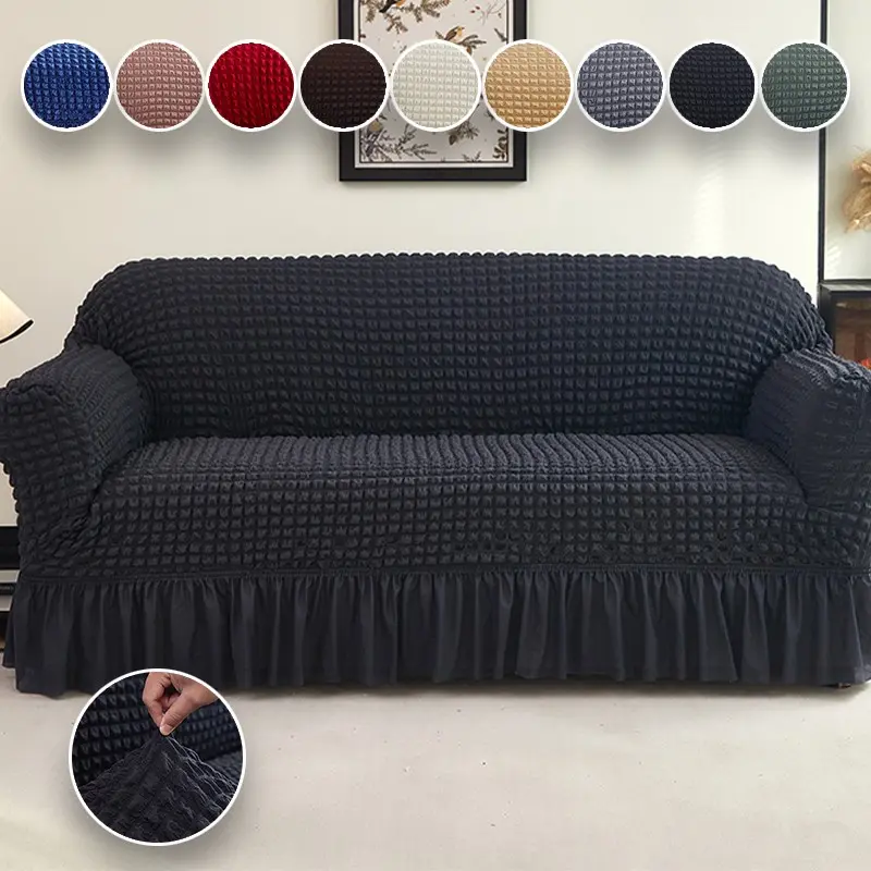 High Elasticity Full Cover Sofa Set, Anti-Slip Waterproof Stain-Resistant, Multiple Colors Available, Suitable for Multi-Person Sofas