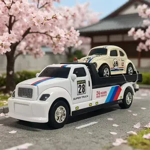 1:64 Remote Control Truck Toy, Rechargeable Electric Truck Toy with Light & Sound, RC Truck Toy for Boys & Girls, Birthday Gift