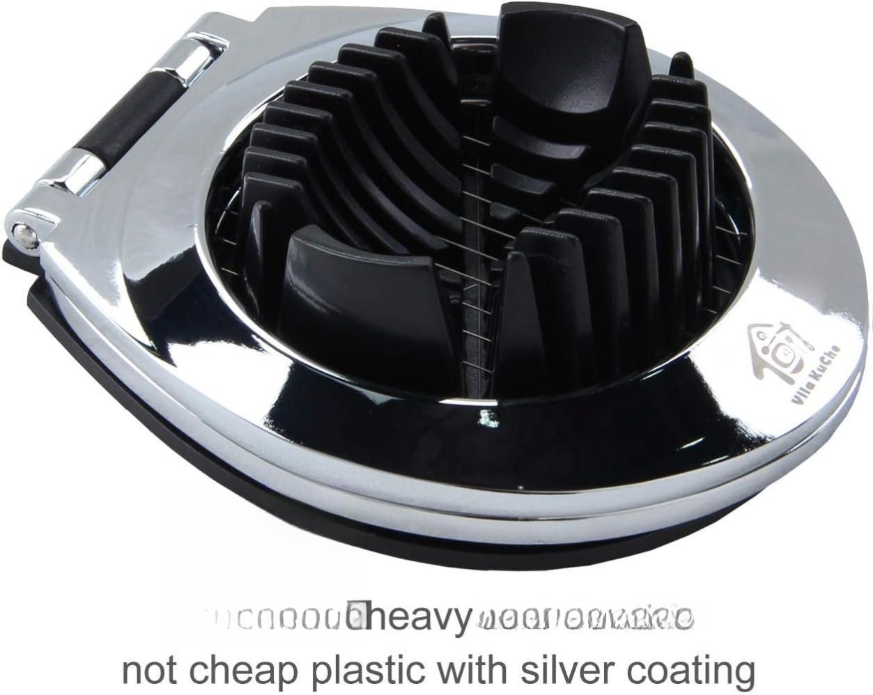 Multi Function Stainless Steel Egg Slicer Hard Boiled Eggs Dishwasher Safe Heavy Duty Egg Cutter Kitchen Helper