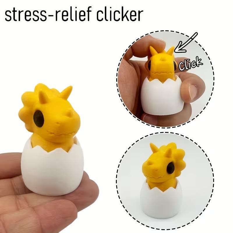 3D Printed N & Y Button Clicker Desk Decor Cute Stress Relief Ornament Holiday Gift