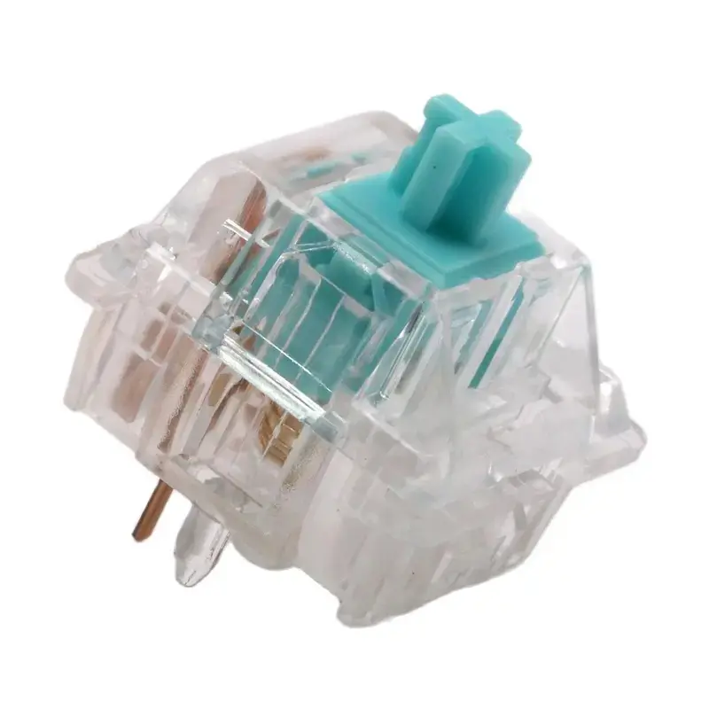 Tourmaline Blue V2 Switch 67G Linear Pre-Lubed 3 Pins Hot Swap Switches For Mx Mechanical Gaming Keyboard