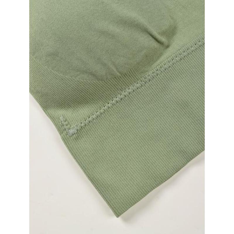 Women's Solid Wireless Bralette Comfortable Breathable Backless for Sports and Daily Wear Medium Support Lingerie All Seasons Strappy Sports Bras